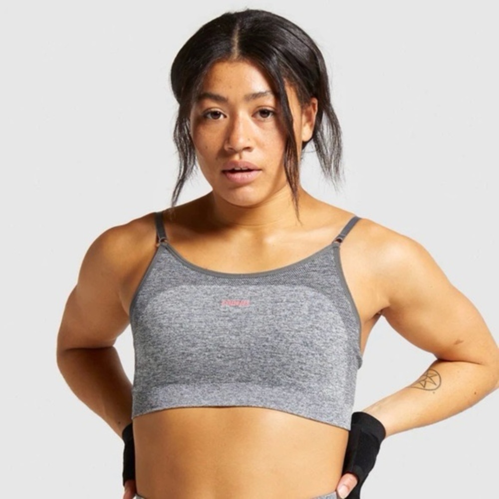 Gymshark Gray Sports Bra Size XS